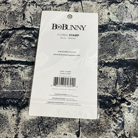 BOBUNNY FLORAL STAMPS Flowers & Leaves Clear Stamp Set #12105894 - Picture 5 of 7